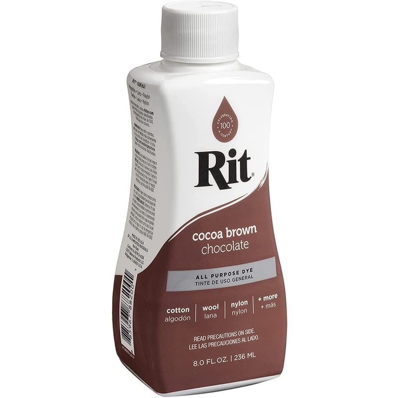 Rit All Purpose Liquid Dye 236ml - Cocoa Brown,RITLD - Image 2